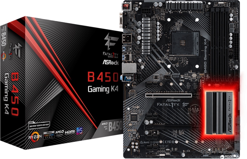 ASRock Fatal1ty X470 Gaming K4 – Дизайн и характеристики