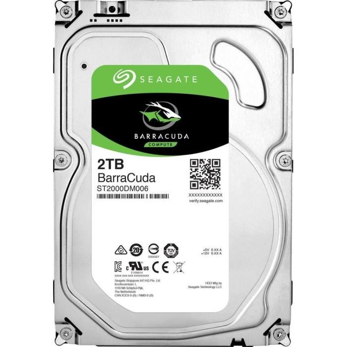 Seagate BarraCuda – Лучший жесткий диск: высокая скорость и большой объемом по хорошей цене.