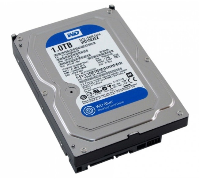 WD Blue Desktop - лучший бюджетный жесткий диск: большой объем и малая цена