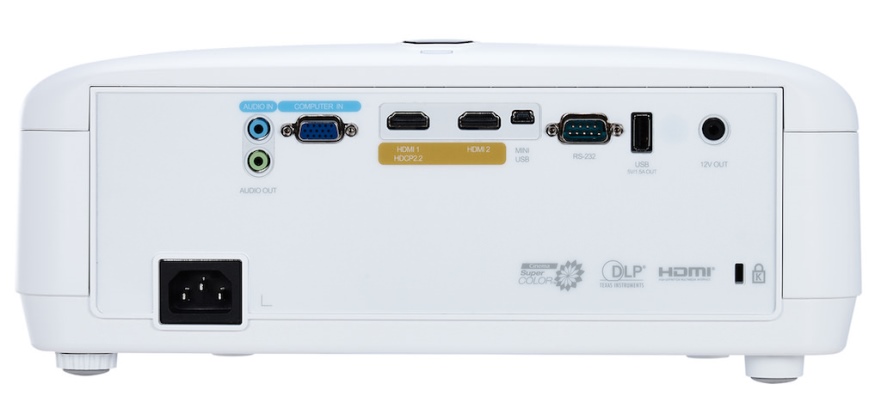 ViewSonic PX727-4K вид задней панели