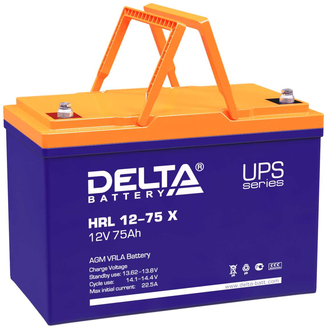 DELTA HRL 12-75 X (75 А·ч)