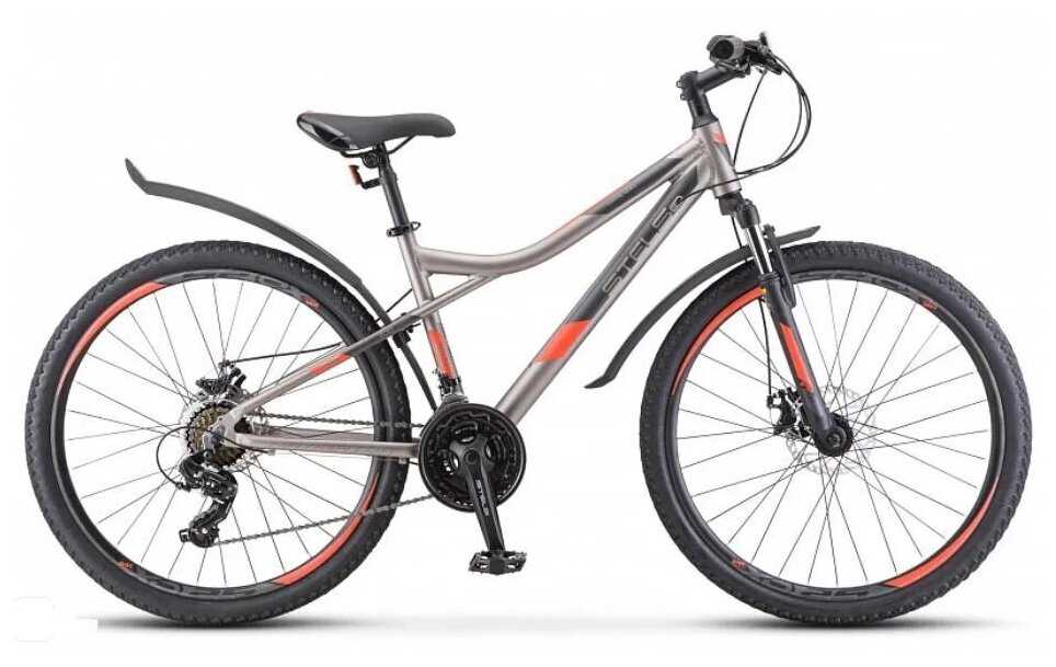 Stels Navigator 610 MD (26") рама 16", серый/красный