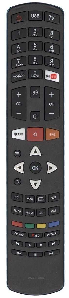 PduSpb RC311 USB для телевизоров Thomson / Shivaki