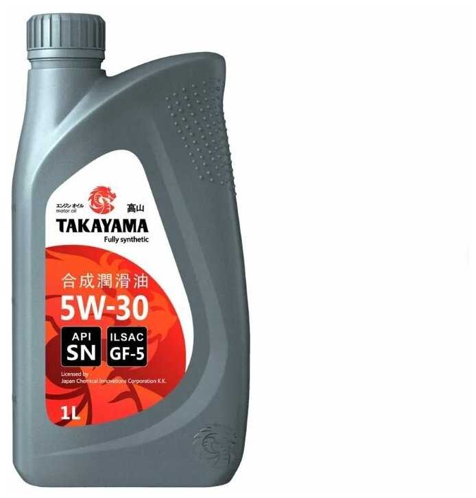 Takayama ILSAC GF-5 5W-30 Синтетическое 1 л
