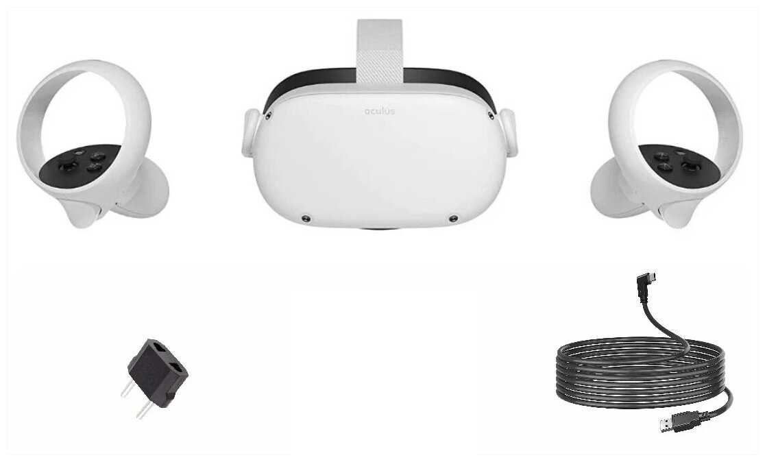 Oculus Quest 2 - 128 gb + Link-кабель (5м)