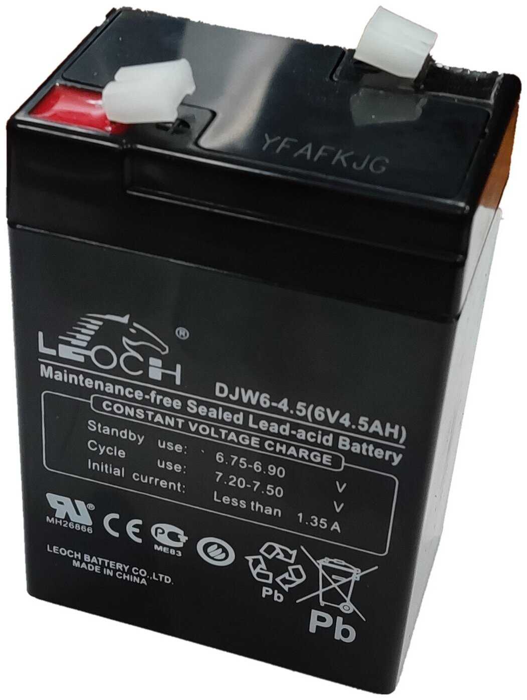 Leoch DJW 6045 6В 4,5А/ч