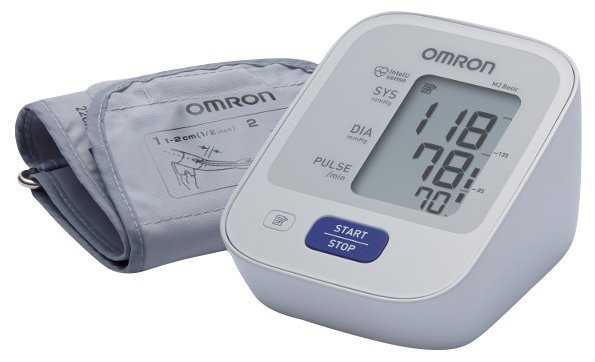 Omron M2 Basic + адаптер + средняя манжета (HEM 7121-ARU)