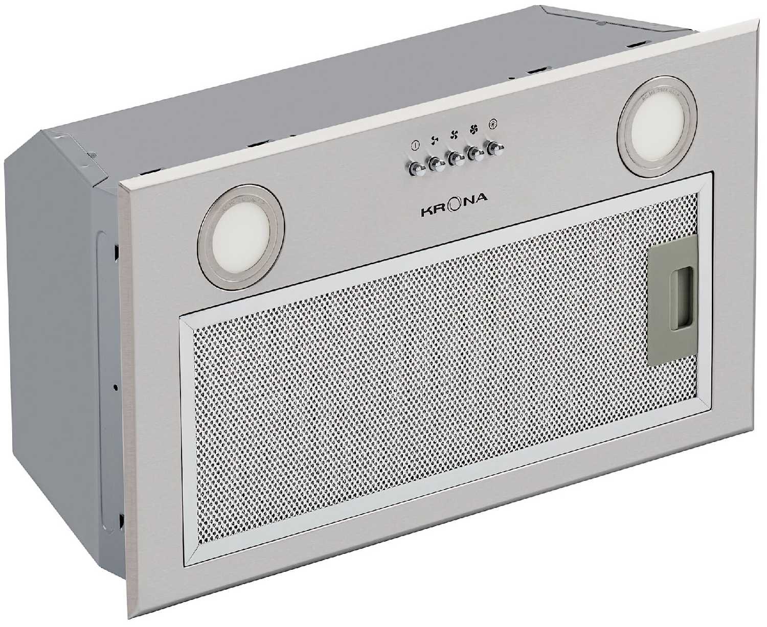 KRONA AMBRA 600 inox PB встраиваемая нержавеющая сталь