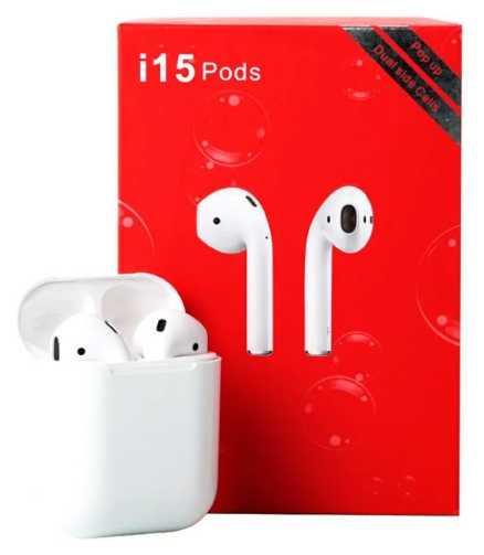 TWS I 15 WIRELESS HEADSET(белый)
