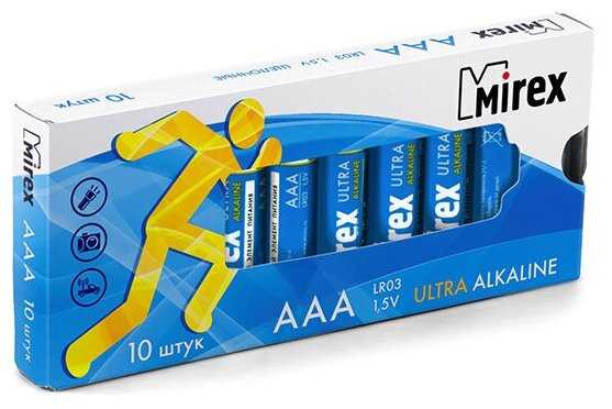 Mirex LR03 / AAA 1,5V 10 шт (10/960), multipack