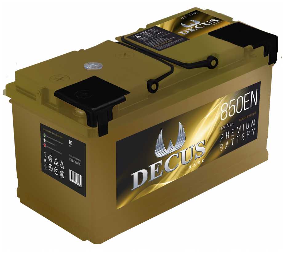 DECUS Золото 77 Ач обратная полярность