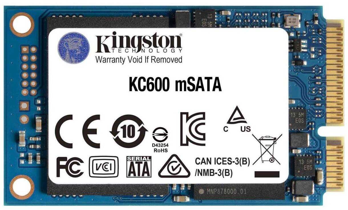 Kingston KC600 256 ГБ mSATA SKC600MS/256G