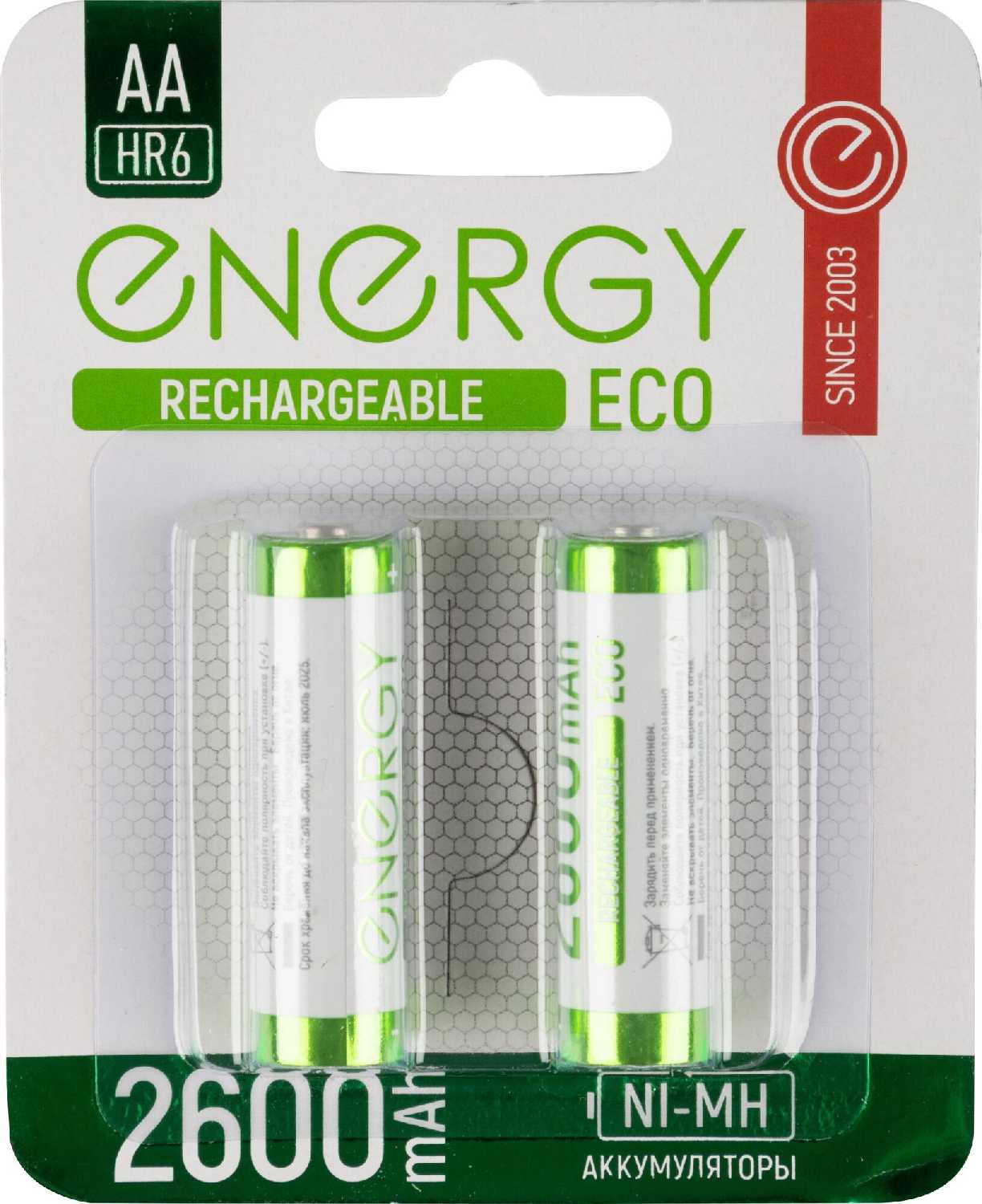 Energy Eco NIMH-2600-HR6/2B (АА)