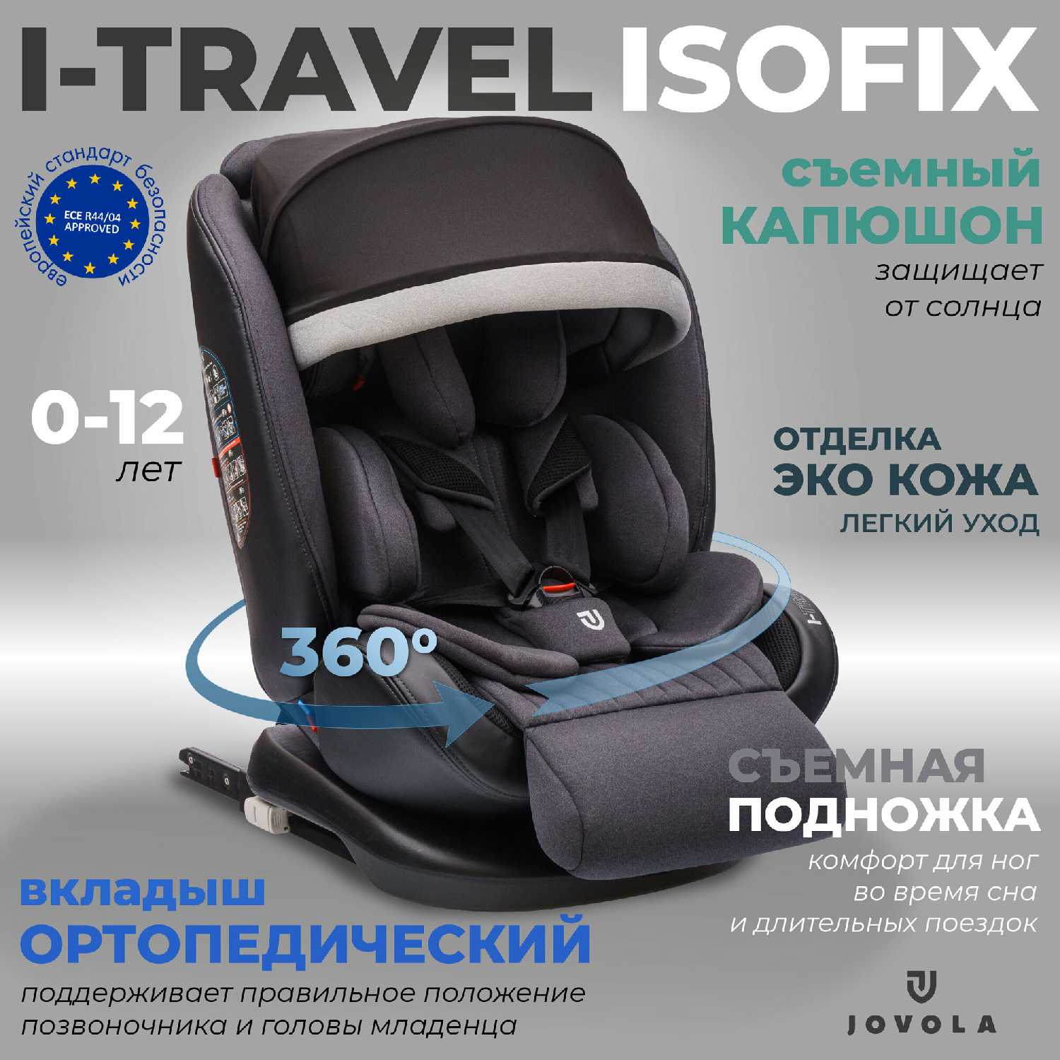 JOVOLA I-Travel Isofix (0-36 кг)
