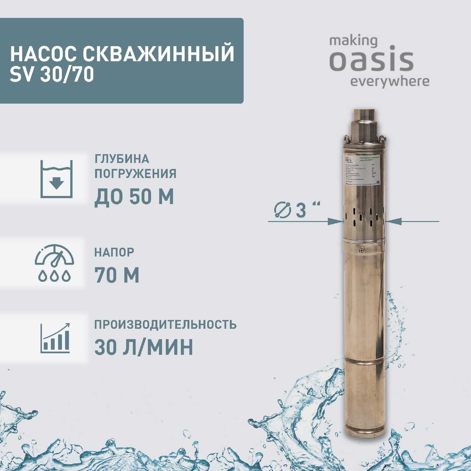 making oasis everywhere SV 30/70