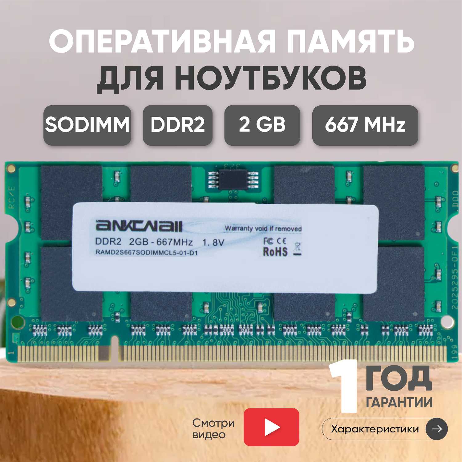 ANKOWALL DDR2 SO-DIMM