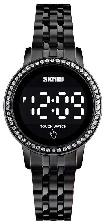 SKMEI 1669 черные круглые