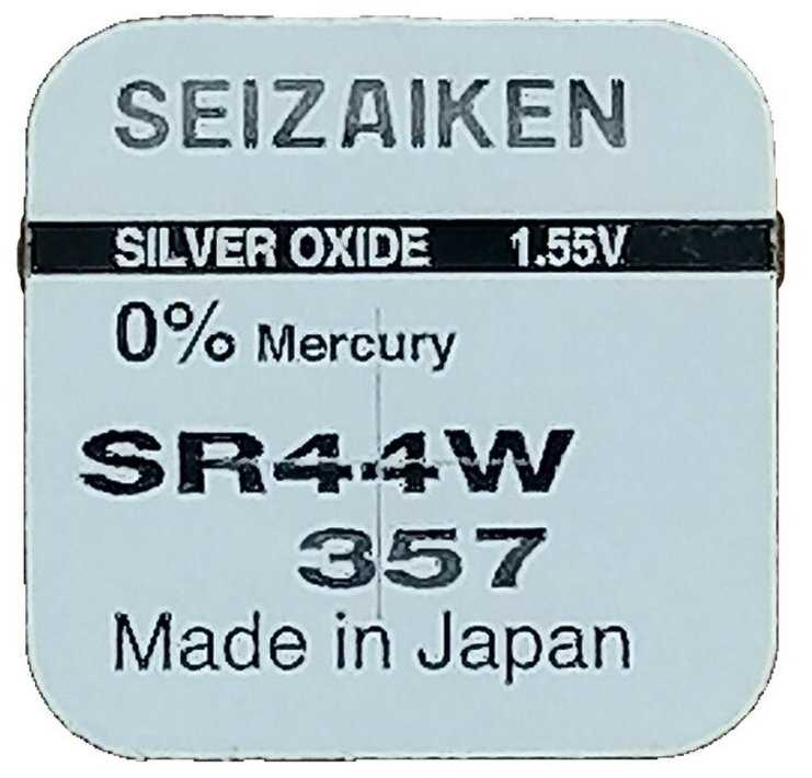 SEIZAIKEN 357 (SR44W) Silver Oxide 1.55V (1 шт)