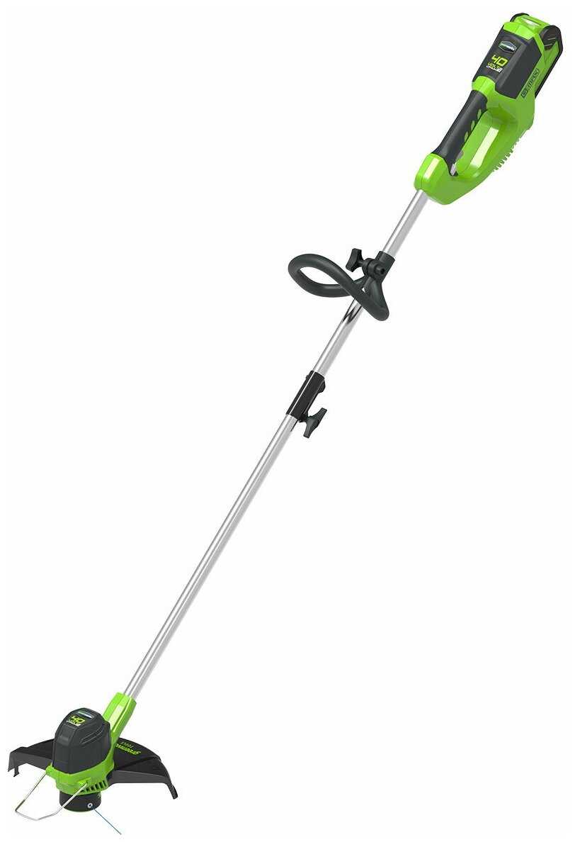 greenworks G40LT без АКБ и ЗУ