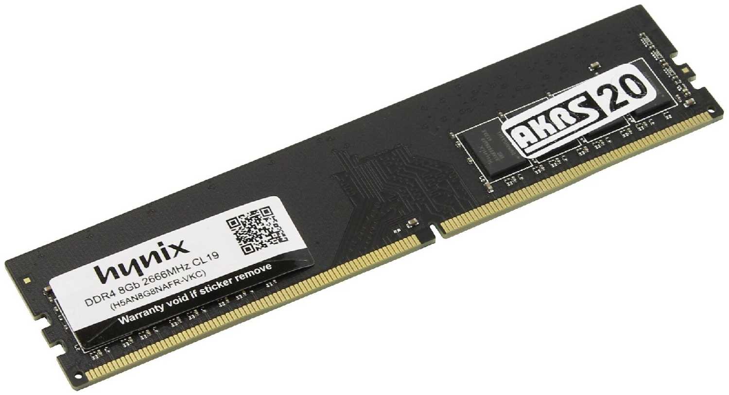 Hynix 8 ГБ DDR4 2666 МГц DIMM CL19 H5AN8G8NAFR-VKC