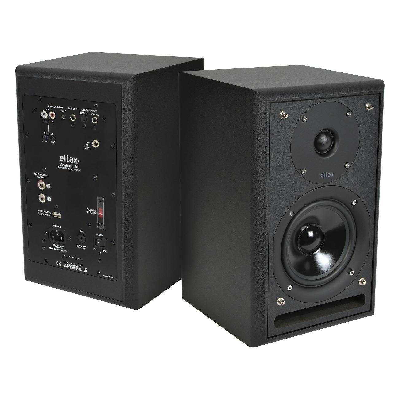 Eltax Monitor Iii Bt Phono Active Black