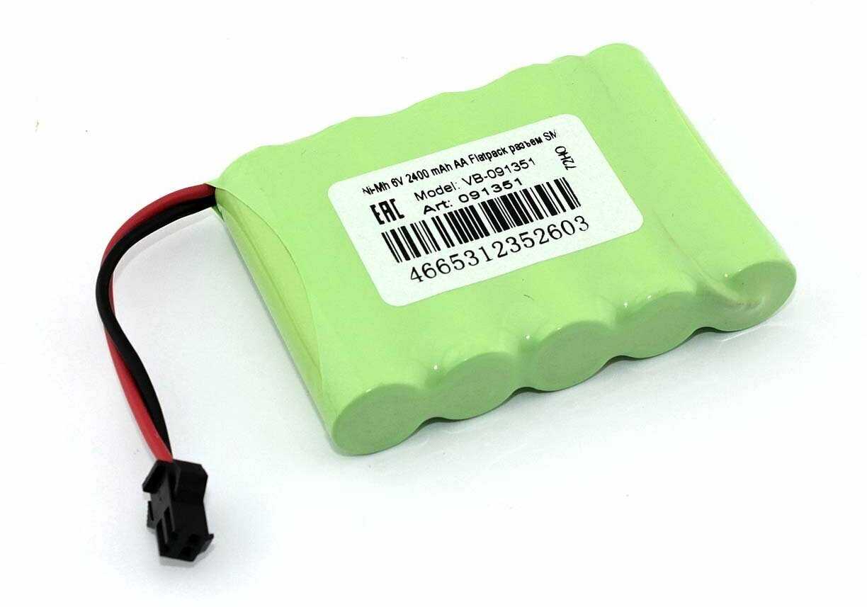 Oem Аккумулятор Ni-Mh 6V 2400 mAh AA Flatpack