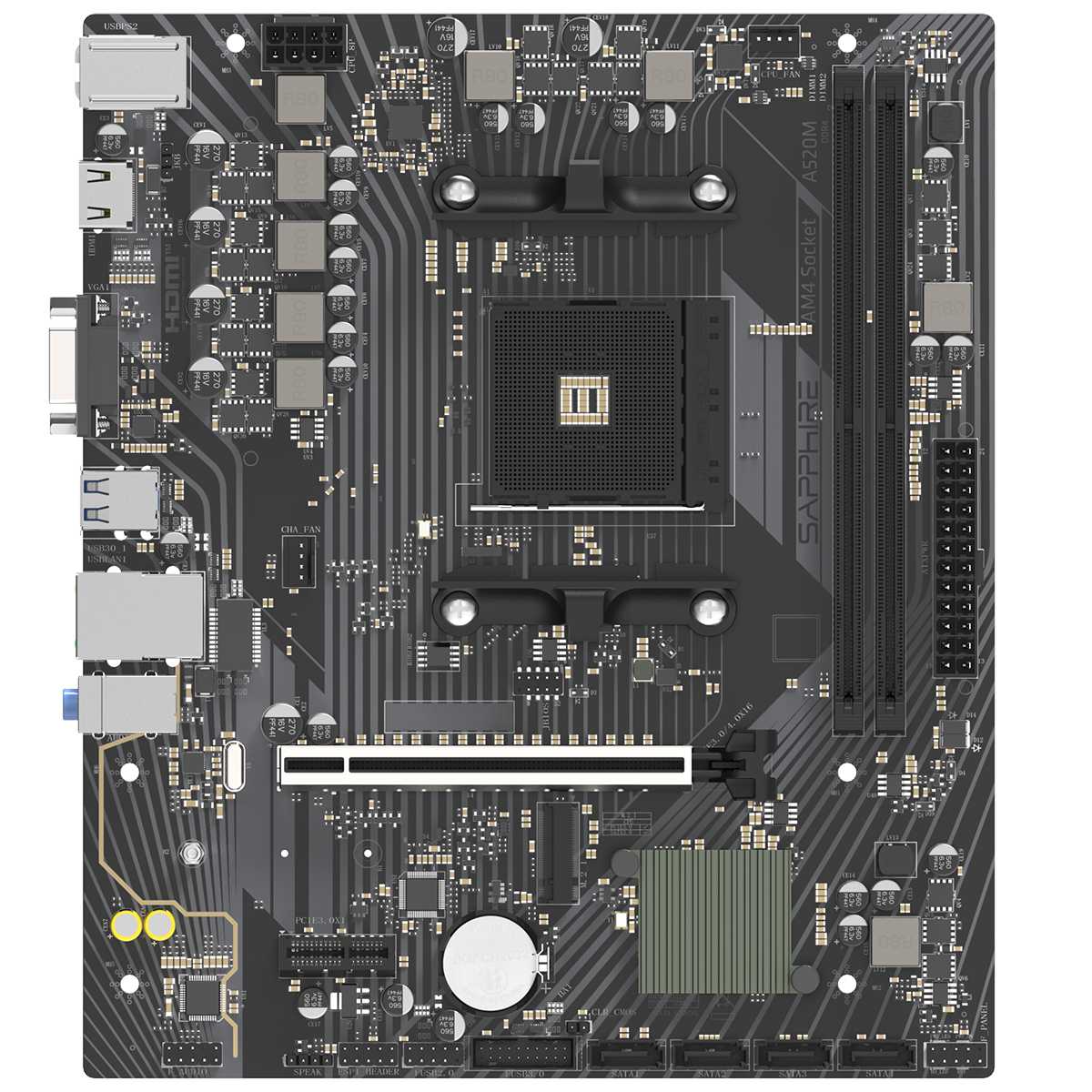 Sapphire A520M-E [52119-04-40G]