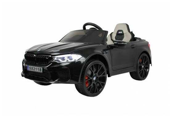 RiverToys Детский электромобиль BMW M5 Competition (A555MP) черный