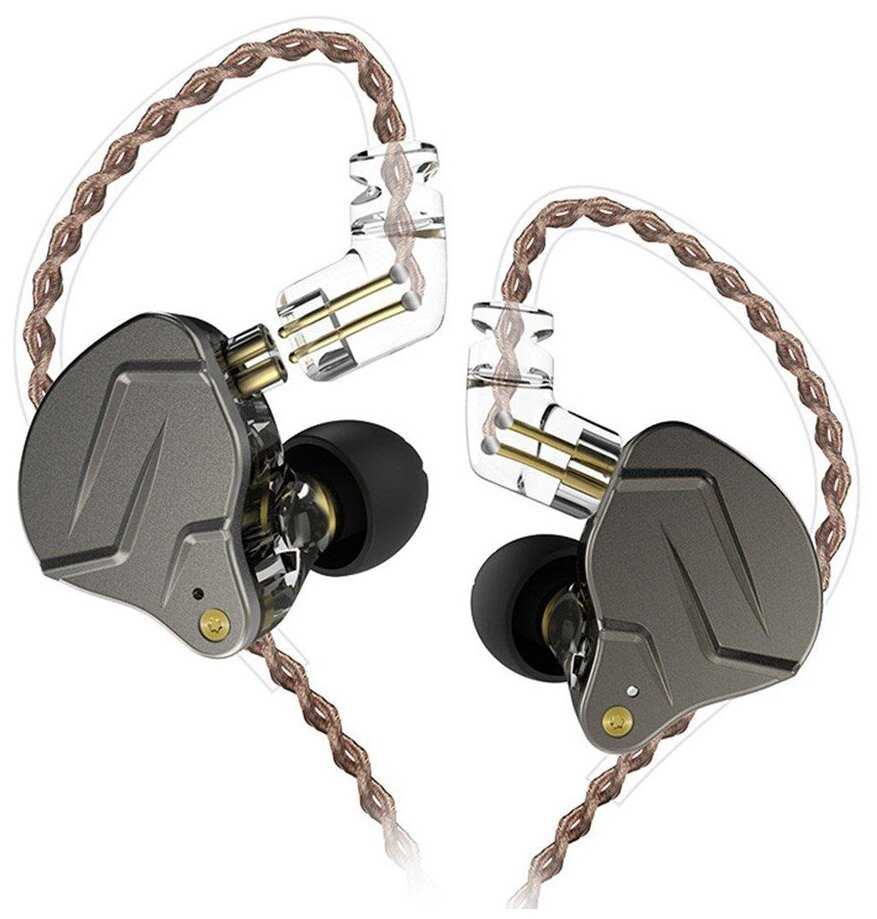 KZ Acoustics ZSN Pro без микрофона (серый)