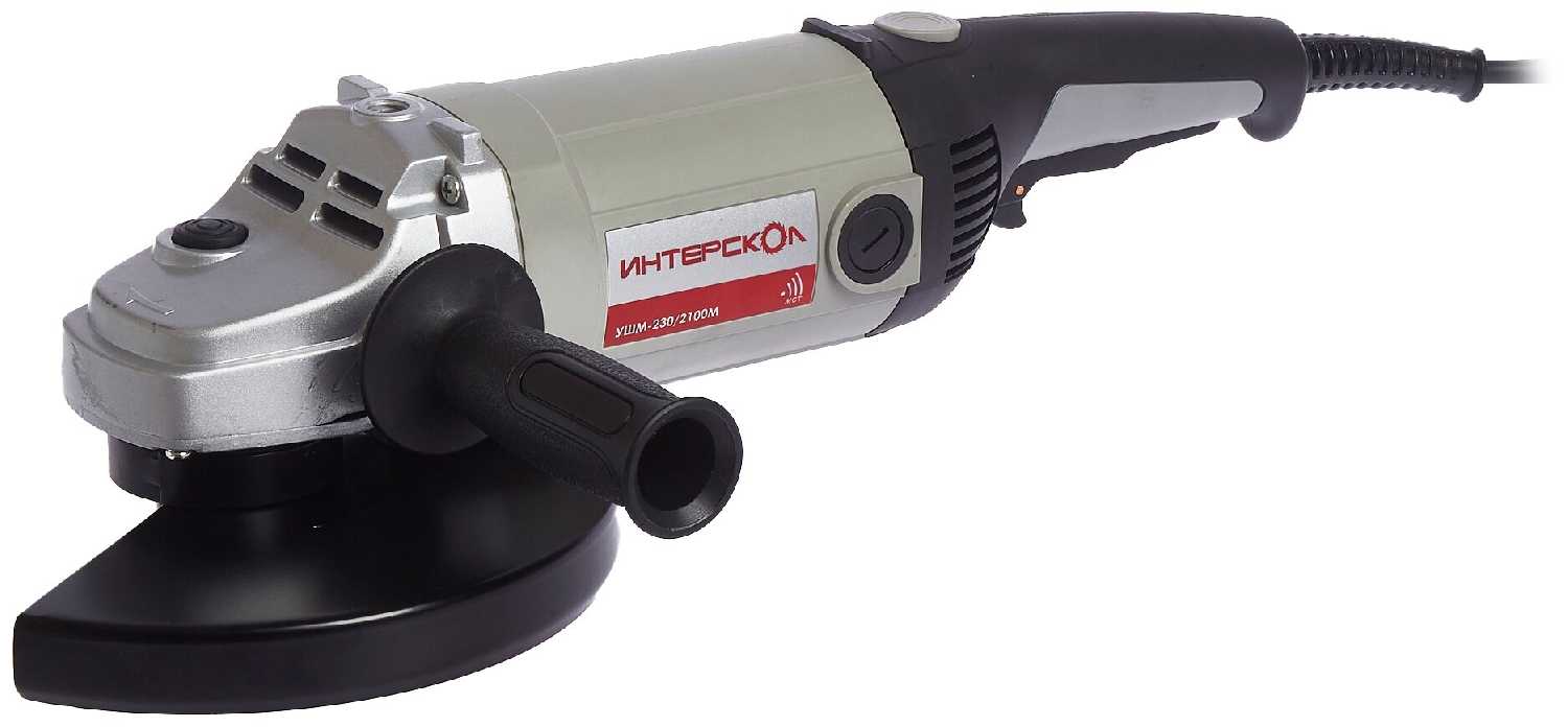 Интерскол УШМ-230/2100М 60.1.2.30, 230 мм