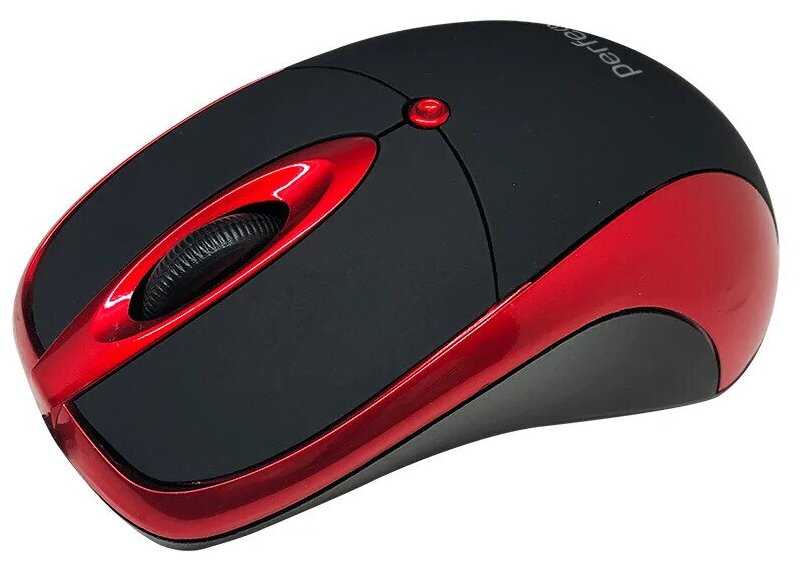 Perfeo Orion, проводная, оптическая, 1000 dpi, USB, черно-красная