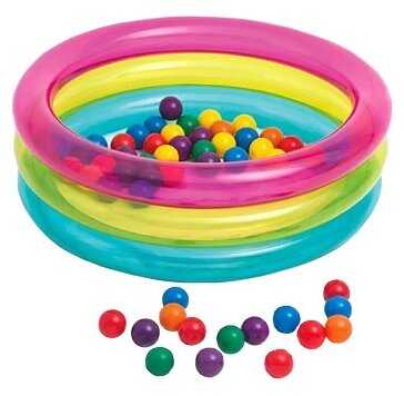 Intex Classic Three Ring Baby Ball Pit (48674)