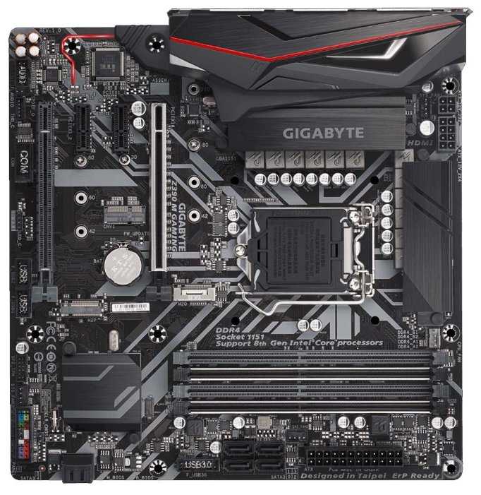 GIGABYTE Z390 M GAMING (rev. 1.0)