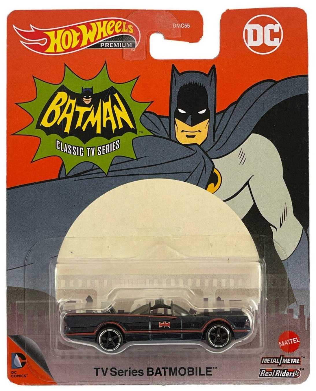 Hot Wheels Машинка тематическая премиальная TV Series Batmobile