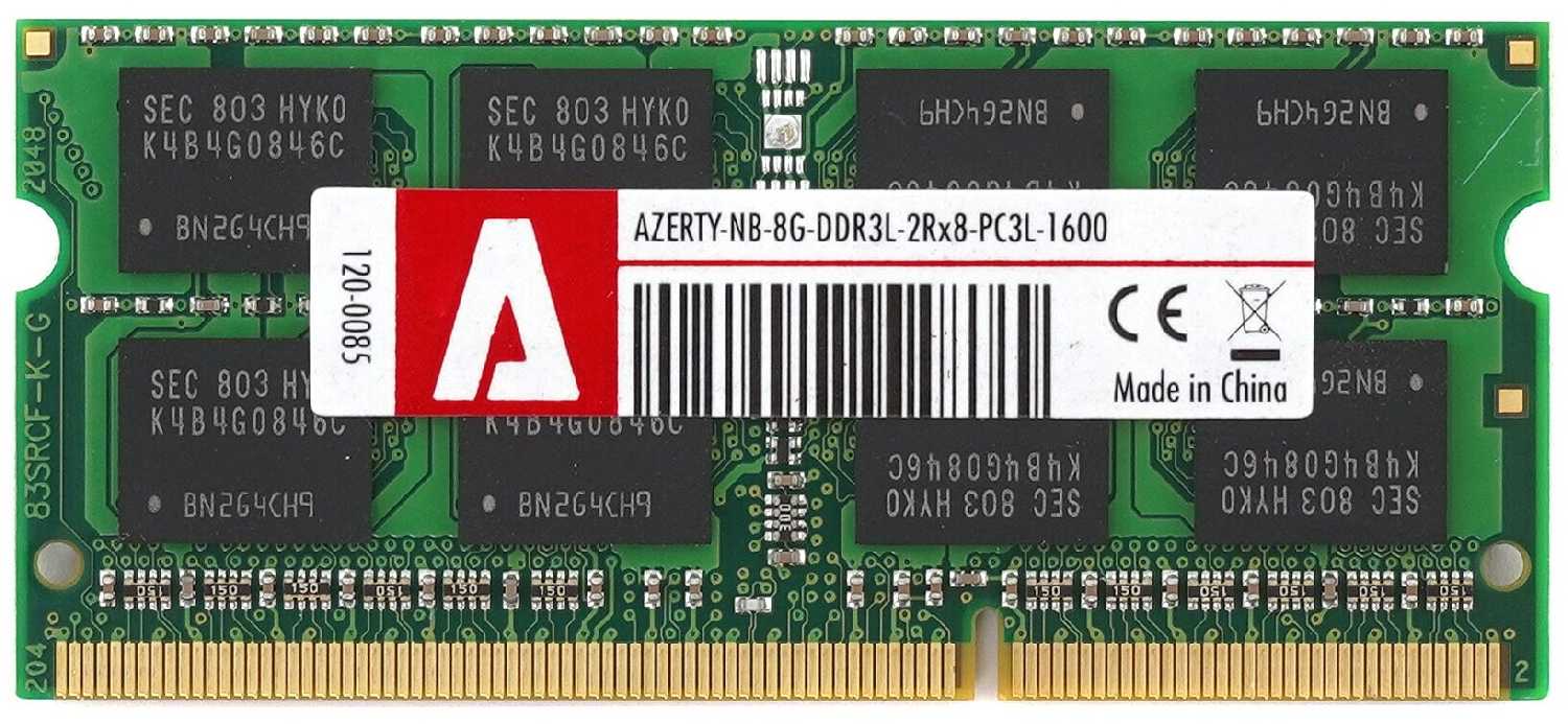 Azalea Оперативная память Azerty SODIMM DDR3L 8Gb 1600 MHz