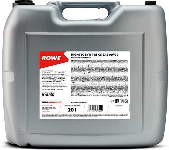 ROWE Hightec synt RS C5 (0W-20)