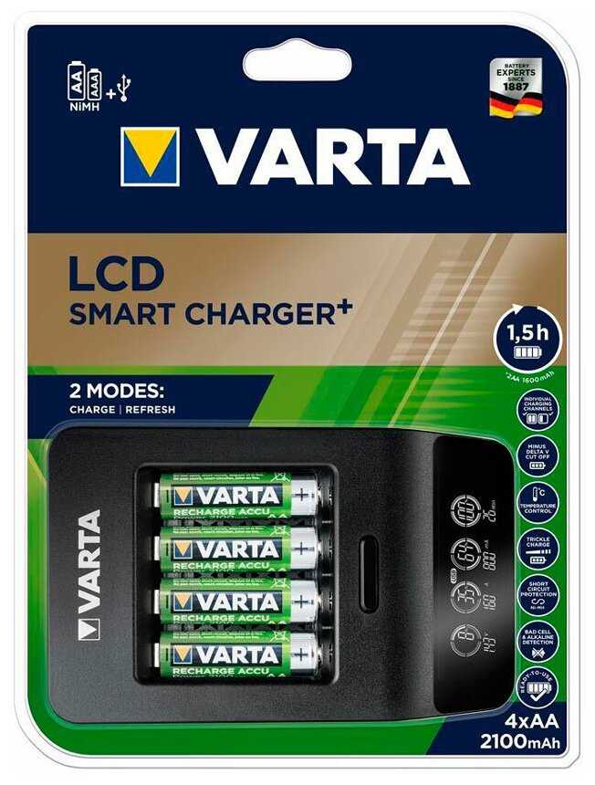 VARTA LCD Smart Charger