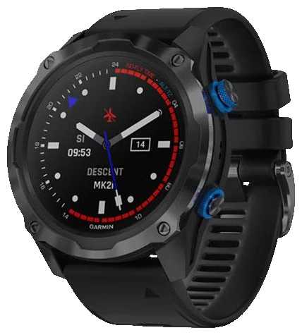 Garmin Descent Mk2i Titanium Carbon DLC with silicone band