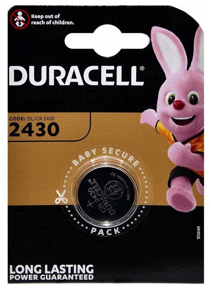 Duracell CR2430 Lithium 2 шт.