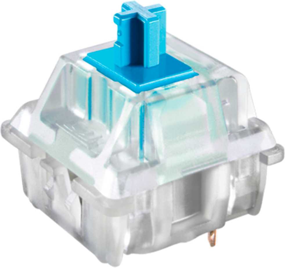 Red Square 104 Blue Switches Set