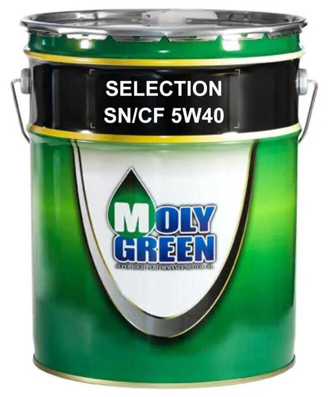 MolyGreen SELECTION SN/CF 5W40 (синт) 20л