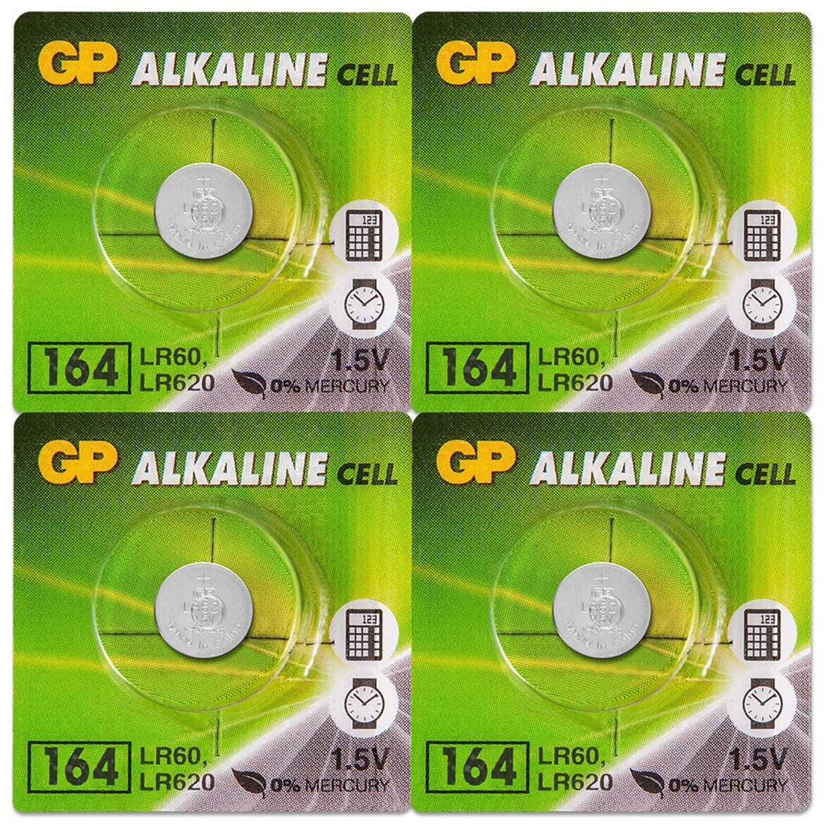 GP Батарейка LR60 (AG1, 364, 620, 621) 1.5V GP