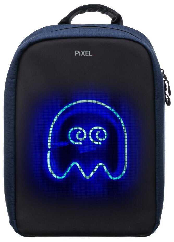 Pixelbag Рюкзак с LED экраном Pixel MAX (NEW) - Темно-синий