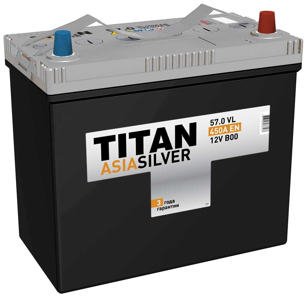 Titan Asia Silver 57 Ач обр.