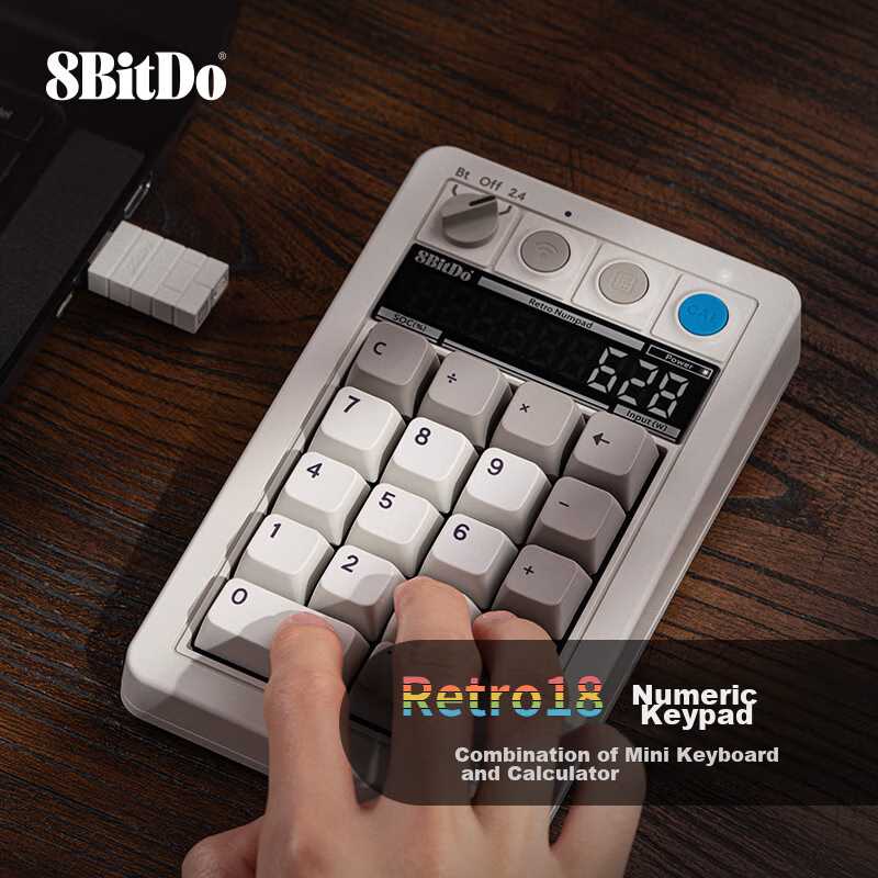 8Bitdo Retro18 Digital Keyboard