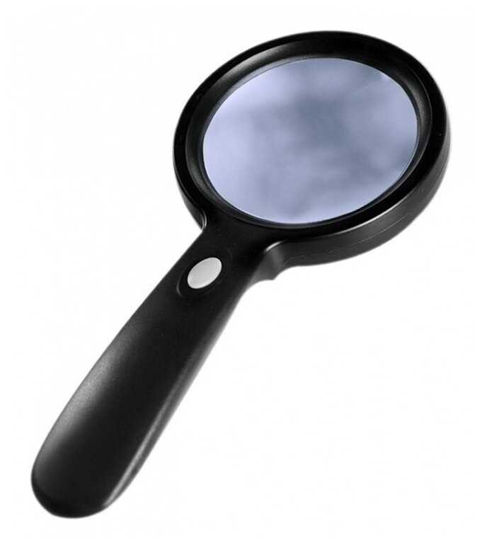 Magnifier 10x 90 мм 12 LED