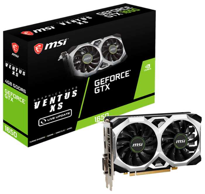 MSI GTX 1650 D6 VENTUS XS V1