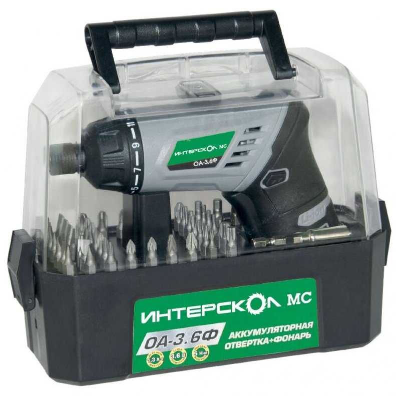 Интерскол ОА-3,6Ф МС Li-ion кейс 49+1
