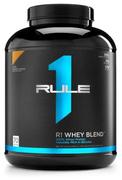 Rule 1 Protein R1 Whey Blend (2280 гр) (соленая карамель)