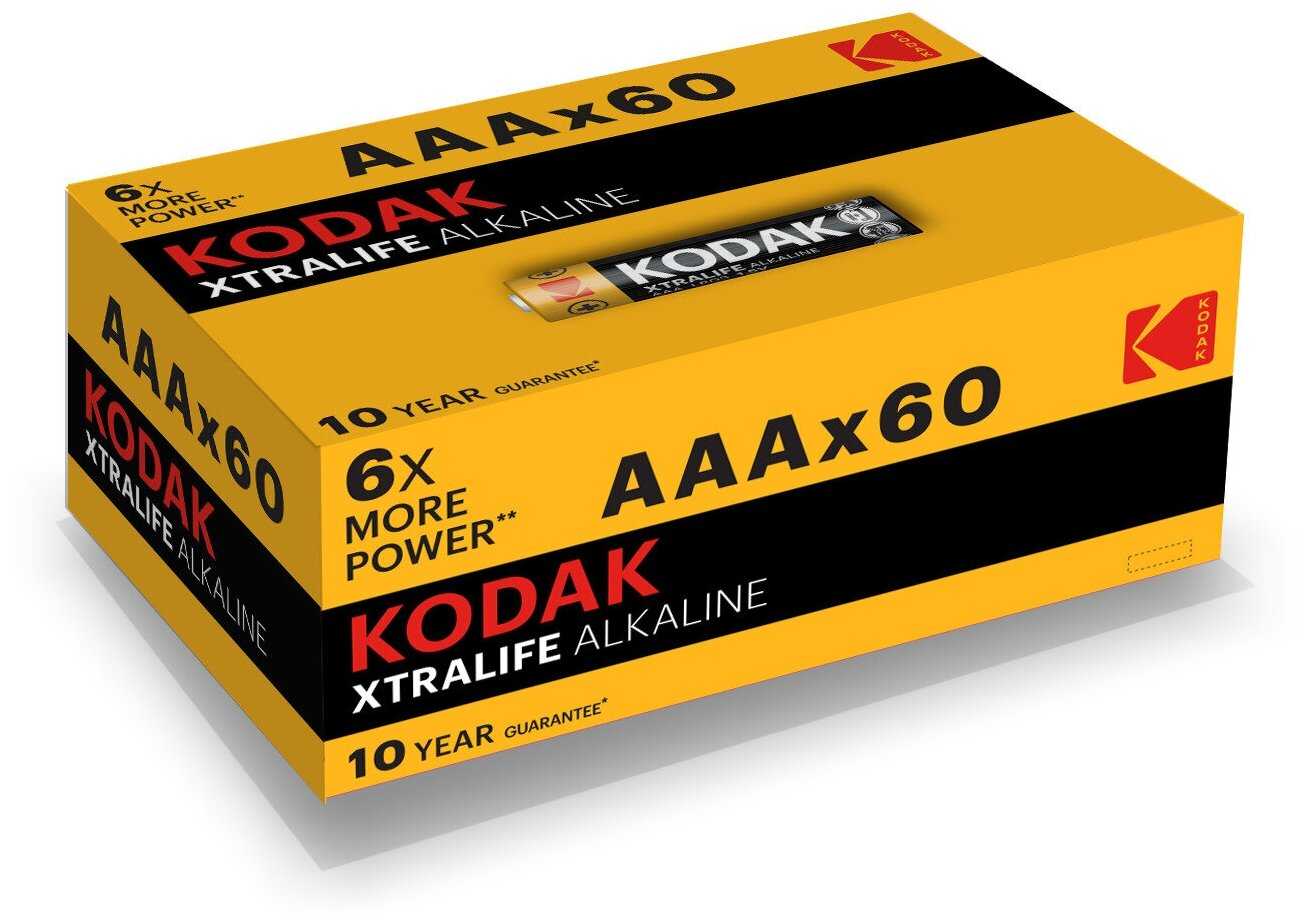 Kodak XTRALIFE AAA Alkaline 60шт